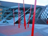 Bord Gáis Energy Theatre - abstract red pillars